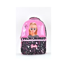 Barbie Kız Çocuk Çok Gözlü Okul Sırt Çantası Pembe 2701