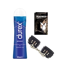 Durex Hisset Pürüzsüz Hazlar 50 Ml Jel + Siyah Deri El Kelepçesi + Hediye