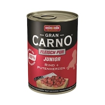 Animonda Gran Carno Sığır Etli ve Hindi Yürekli Konserve Yavru Köpek Maması 400 G