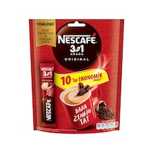 Nescafe 3'ü 1 Arada Kahve 10x17.5g Pratik Çözüm - 8 Adet Tarı Çekirdek Kahve