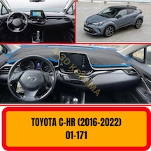 Toyota Uyumlu C-HR ( 2016 - 2022 ) ÖN GÖĞÜS / PANEL /  TORPİDO KORUMASI - KILIFI - HALISI