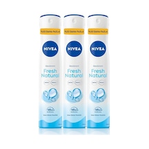 Tr Kadın Sprey Deodorant Fresh Natural Ter Kokusuna Karşı 48 Saat Deodorant Koruması 200mlx3adet