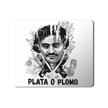 Plato O Plamo Karakalem Mouse Pad Mousepad