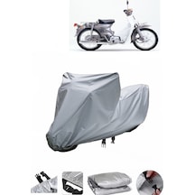 Honda C70 Super Cub Su Geçirmez Gri Motosiklet Brandası