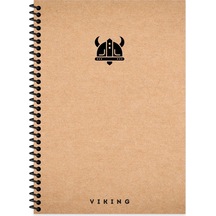 17x24 Çizgili Defter La Plume Viking - Başlık 100 Yaprak Varsayılan