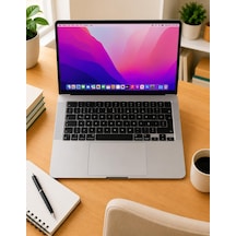 Lexroo Macbook Uyumlu Türkçe Q Klavye Koruyucu M1-m5 Air 13.6 A2681 A3113 A3240 A3449