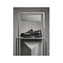 Crc Ayakkabı Siyah Deri Bold-sole Erkek Ayakkabı - Iconic Silhouette Tasarım