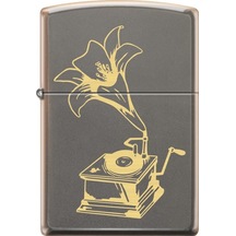 Zippo Record Player Design Çakmak