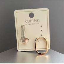 Kadın Xuping Zirkon Taşlı Küpe 9075
