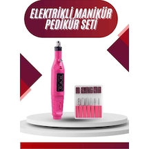 Elektrikli - 72 - Profesyonel Manikür Pedikür Seti Değiştirilebilir - Flzdgnkr - Başlık Seçeneği