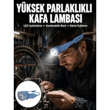 Hafif Ve Taşınabilir Kamp Kafa Lambası Ayarlanabilir Işık Yeni Nesil Belirtilmemiş