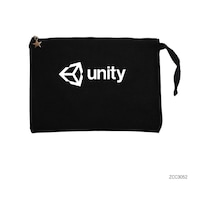 Zepplin Giyim Unity Siyah Clutch Astarlı Cüzdan / El Çantası Siyah