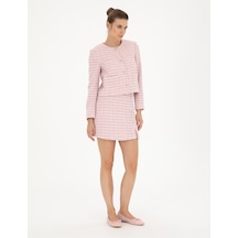 Pierre Cardin Kadın Pembe Etek Dokuma 50282078-vr041 Pembe
