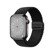Watch 40mm Ogaa Krd-134 Örgü Tasarımlı Hasır Kordon Strap Kayış - Siyah