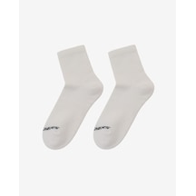 Skechers 3'lü Paket Sport Yarı Destekli Bilek Üstü Çorap Unisex Beyaz Çorap S2520320-2325