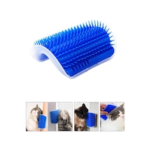 Thentech Duvara Sabitlenen Kedi Kaşınma Aparatı Mavi