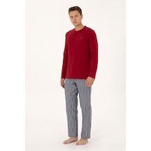 U.s. Polo Assn. Erkek Bordo Pijama Takım 50318612-vr014 Bordo