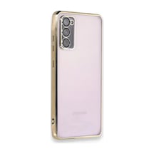 Samsung Galaxy Uyumlu , S20 Fe Kılıf Razer Lensli Silikon - Gold