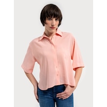 Loft Kadın Gömlek Pembe Lf2035404 24yp69000227 P69156 Pembe