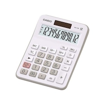 Masa Üstü Hesap Makinesi 12 Haneli Beyaz Renk 124-Pembe
