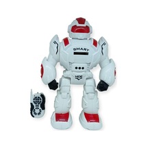 Sensörlü Ve Uzaktan Kumandalı İnteraktif Robot 35 Cm - Kırmızı Lisinya Beyaz