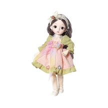 1/6 Bjd Doll Değişim Elbise Bebekler Çocuk Günü Hediyesi Için Cadılar Bayramı Hediye Kız Yeşil Etek