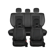 Fiat Palio Uyumlu Lüks Deri Oto Koltuk Kılıfı Ön Arka Takım Siyah Giydirme Tip Exc