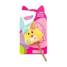 Wow Matatabi Kedi Oyuncağı Gümüş Asma Çubuklu Peluş Figür Doğal Kedi Otu Dalı