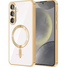 Newface Samsung Uyumlu Galaxy A57 5g Kross Magneticsafe Kapak - Gold Altın