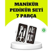 Paslanmaz - 277 - Çelik Kişisel Bakım Seti - Csmo-tex - 7 Parça