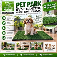 Nunbell Pet Park Yapay Çim Köpek Tuvalet Pedi Küçük Irklar İçin Balkon Ev Bahçe