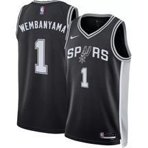 Nike Yetişkin San Antonio Spurs Victor Wembanyama İkon Forması 001