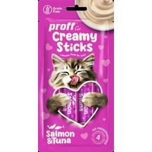 Proff Creamy Ton Balıklı ve Somon Balıklı Kedi Ödülü 4'lü