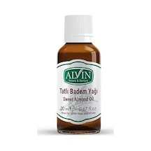 Alvin Yağı Almond Oil, Doğal, 20 Ml
