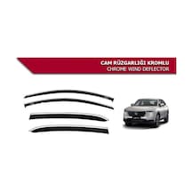 Honda Hrv Cam Rüzgarlığı Kromlu Niken 2021+