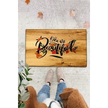 Pvc You Are Beautiful Özel Tasarım Iç Ve Dış Kapı Önü Paspası