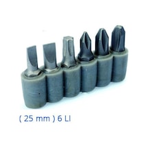 İzeltaş Bits Set ( 25 Mm ) 6'lı