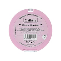 Callista So Bright Baked Highlighter Aydınlatıcı 01 Snowy Glowy Light 0