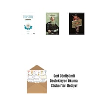 Tolstoy Bütün Eserleri 18 + Tolstoy Bütün Eserleri 16 + Hacı Murat + Okuma Sticker'ları