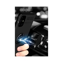 Galaxy  Uyumlu  M51 Kılıf Range Yüzüklü Silikon - Mavi