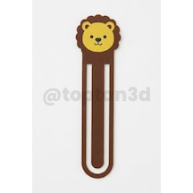 Aslan Kitap Ayracı - Çocuklara Hediyelik Ayraç, Aslan Ayraç, Sevimli Hayvanlar Ayraç - 10 Cm
