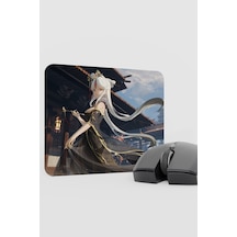 Ningguang Genshin Impact Anime Oyuncu V5 - 22x18 Gaming Mouse Pad Fare Altlığı