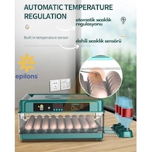 Kuluçka Makinesi 130 Lu Tam Otomatik Yedek Motorlu