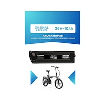 Arora Napolı Uyumlu Batarya 36v 10ah Elektrikli Bisiklet Bataryası Siyah