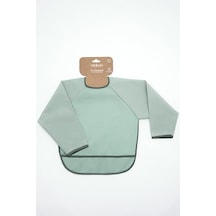 Oyun & Mama Önlüğü Uzun Kollu Mint Yeşili