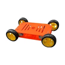 Arduino Uyumlu 4wd Robot Araba Platform Kiti Seti Monte