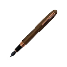 Conklin All American Golden Walnut Rose Gold Limited Edition Dolma Kalem M Uç 165-Koyu Yeşil