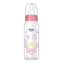 Wee Baby Klasik Cam Biberon 250 ML Pembe 876