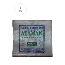 Hubrendy Tedarik Kalın Şeffaf Atlet Poşet Orta Boy 27x47 Cm 1 Kg 1 Paket-takriben 145 Adet