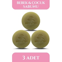 Sabunal Bebek ve Çocuk Sabunu 3 Adet - Hassas Ciltler İçin Nemlendirici Sabun